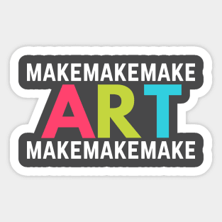 Make Art Sticker